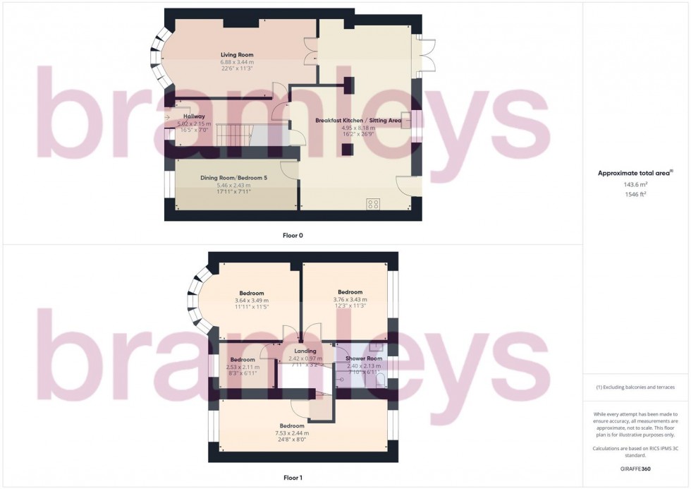 Floorplan for Kennedy Avenue, Fixby, Huddersfield