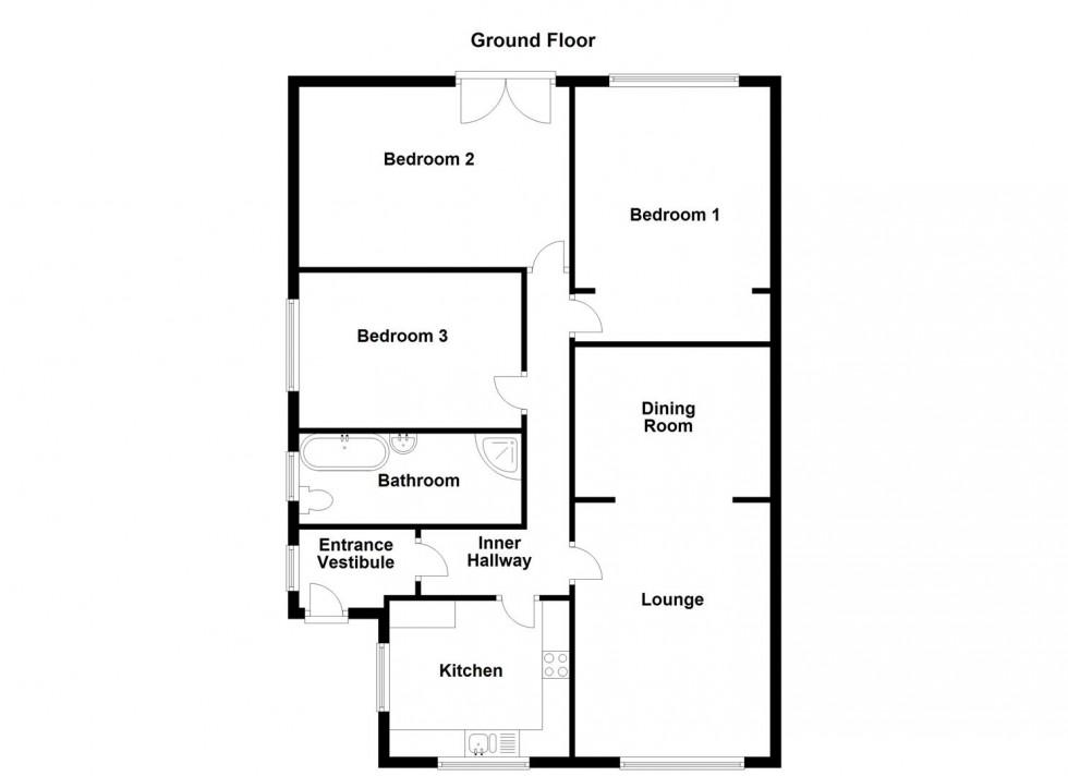Floorplan for Westfields Avenue, Mirfield
