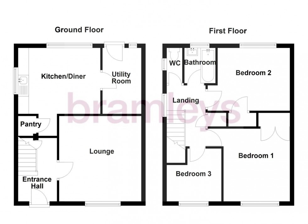 Floorplan for Gisbourne Road, Bradley
