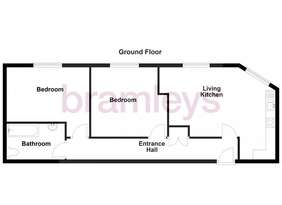 Floorplan for Town Hall Street, Sowerby Bridge