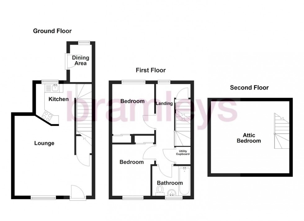 Floorplan for Chapel Street, Holywell Green, Halifax