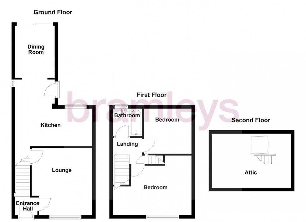 Floorplan for Rawthorpe Crescent, Rawthorpe, Huddersfield