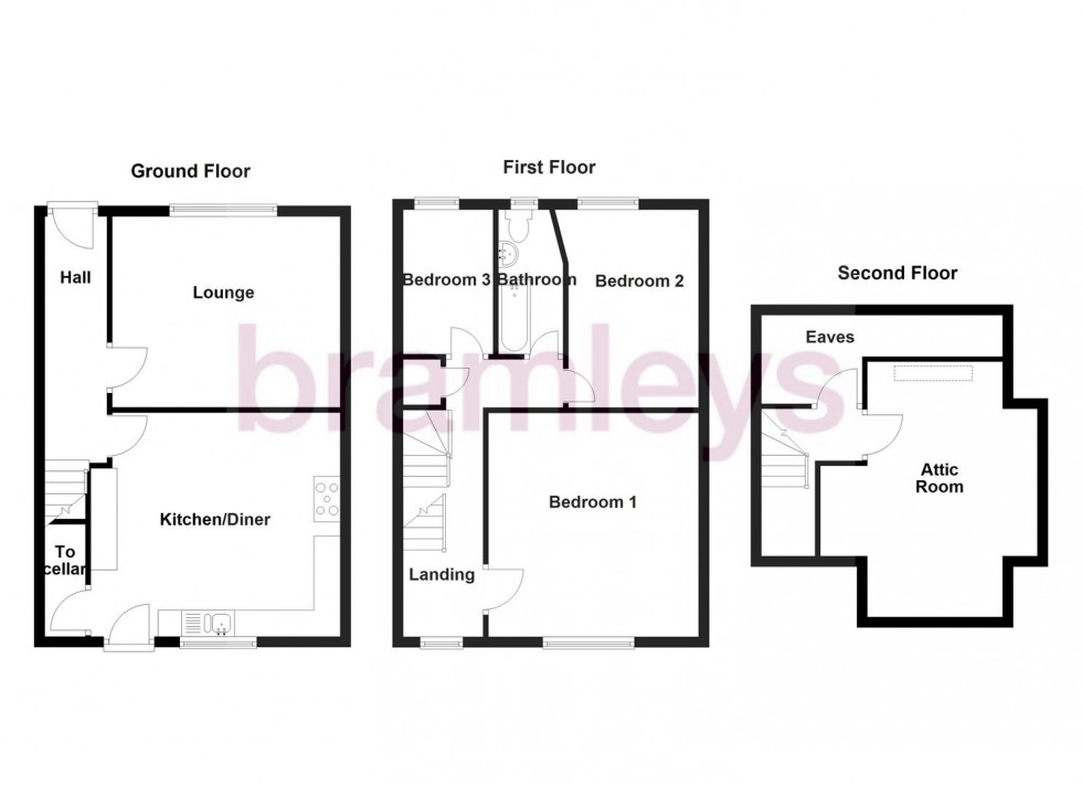 Floorplan for Highroyd Lane, Huddersfield