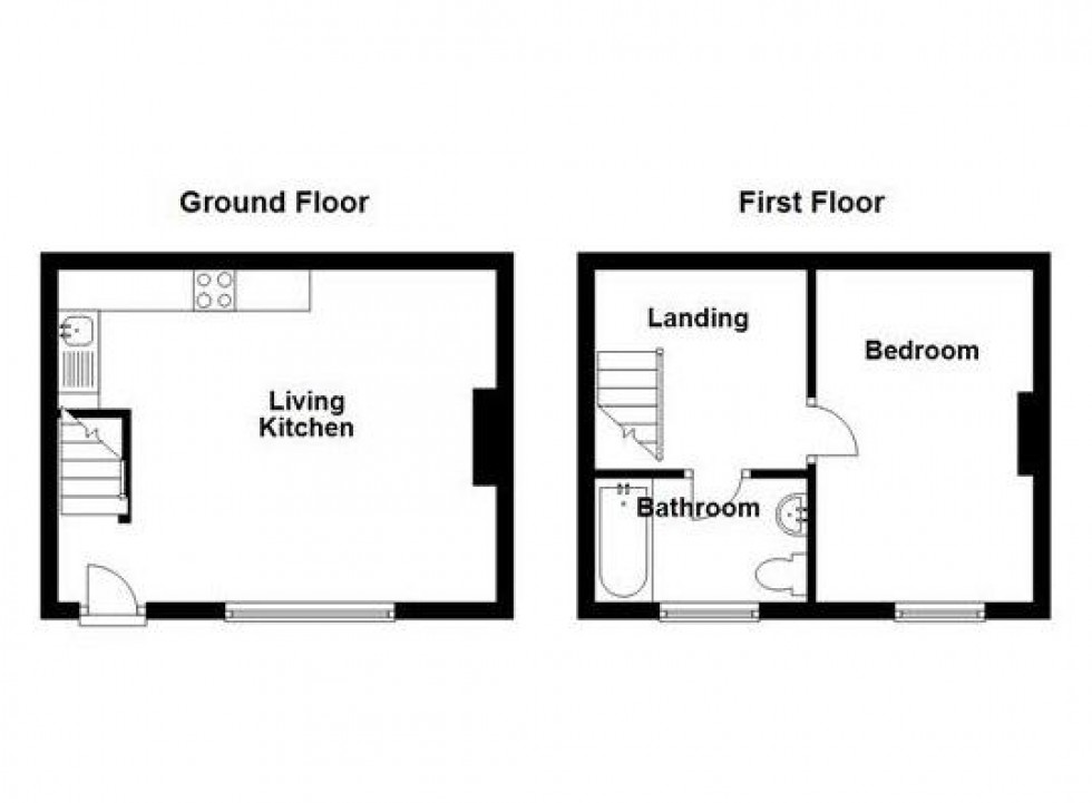Floorplan for Lowergate, Paddock, Huddersfield