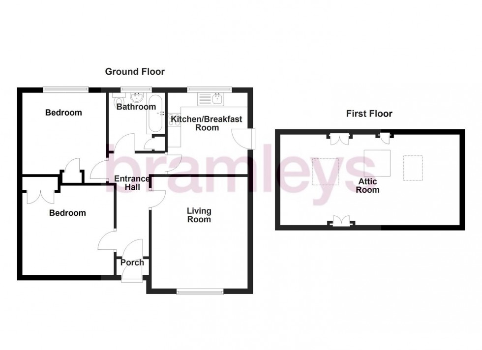 Floorplan for Bradley Road, Huddersfield