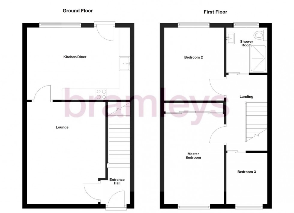 Floorplan for Parkdale Drive, Sowerby Bridge