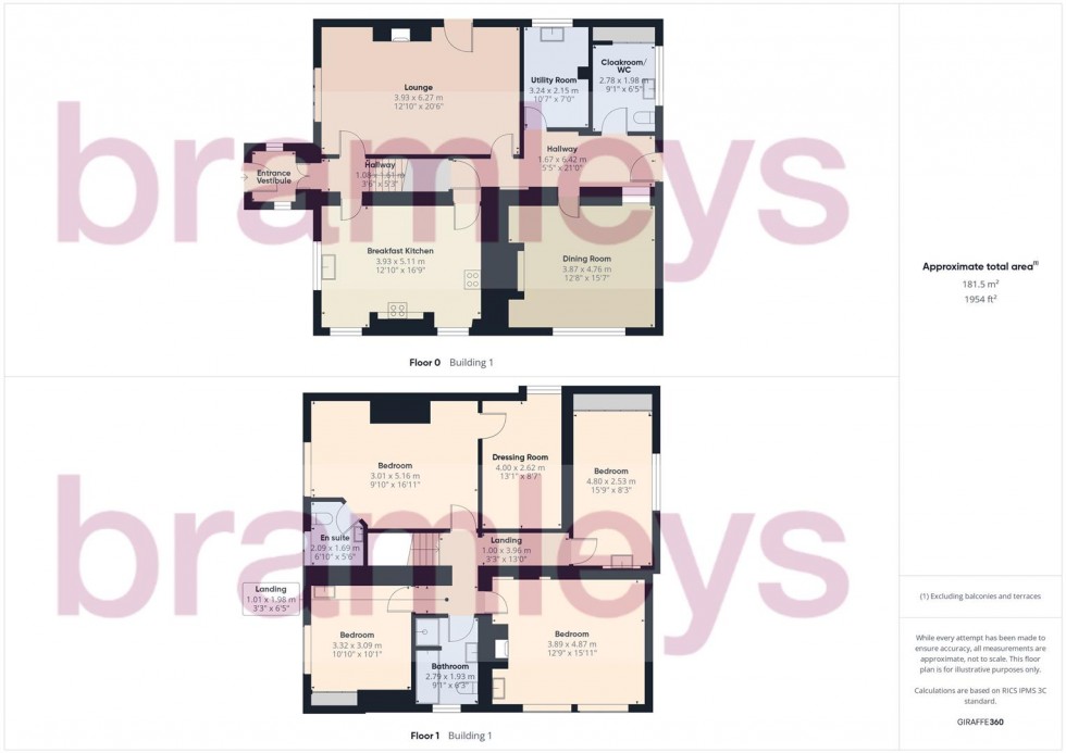 Floorplan for Farnley Wood, Farnley Tyas, Huddersfield