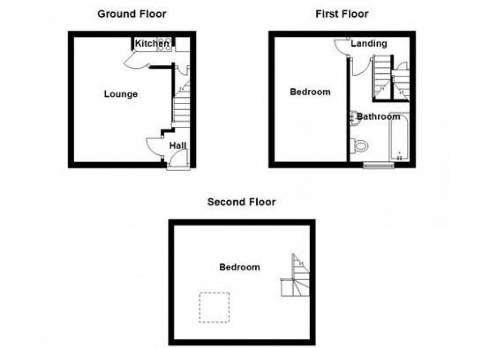 Floorplan for May Street, Crosland Moor, Huddersfield