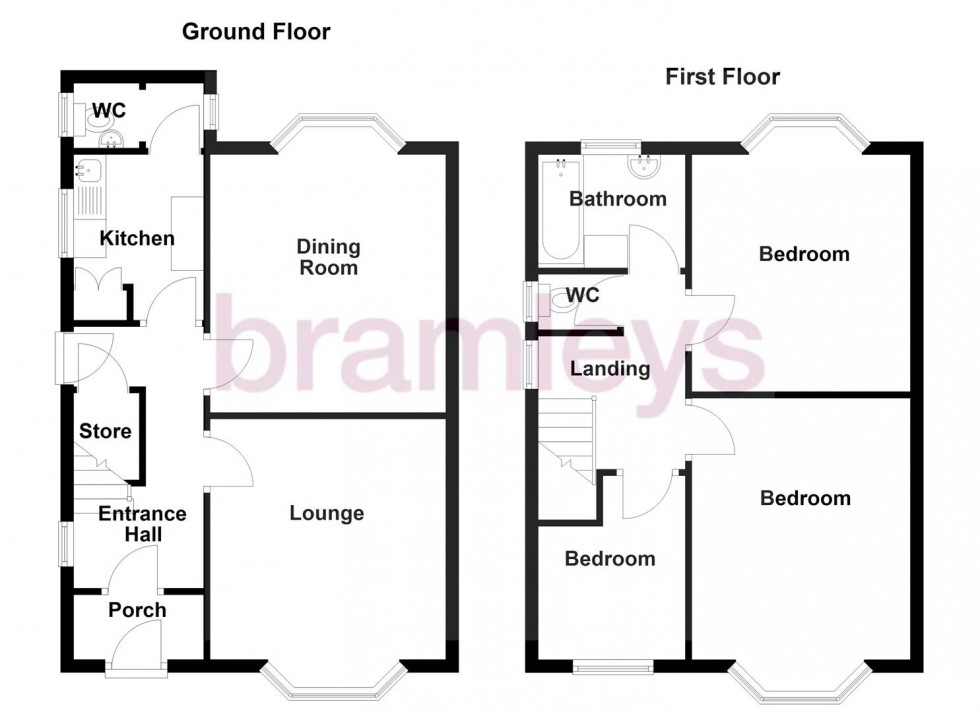 Floorplan for Central Close, Fartown, Huddersfield