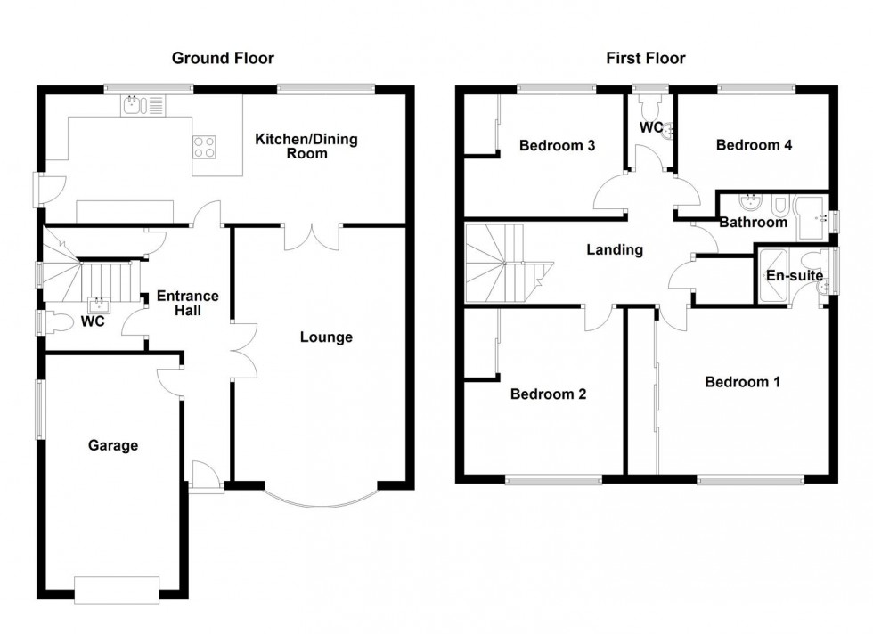 Floorplan for Overhall Park, Mirfield