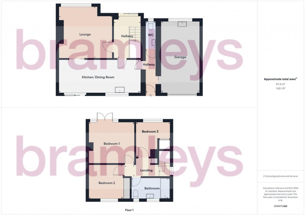 Floorplan for Stafford Hill Lane, Huddersfield
