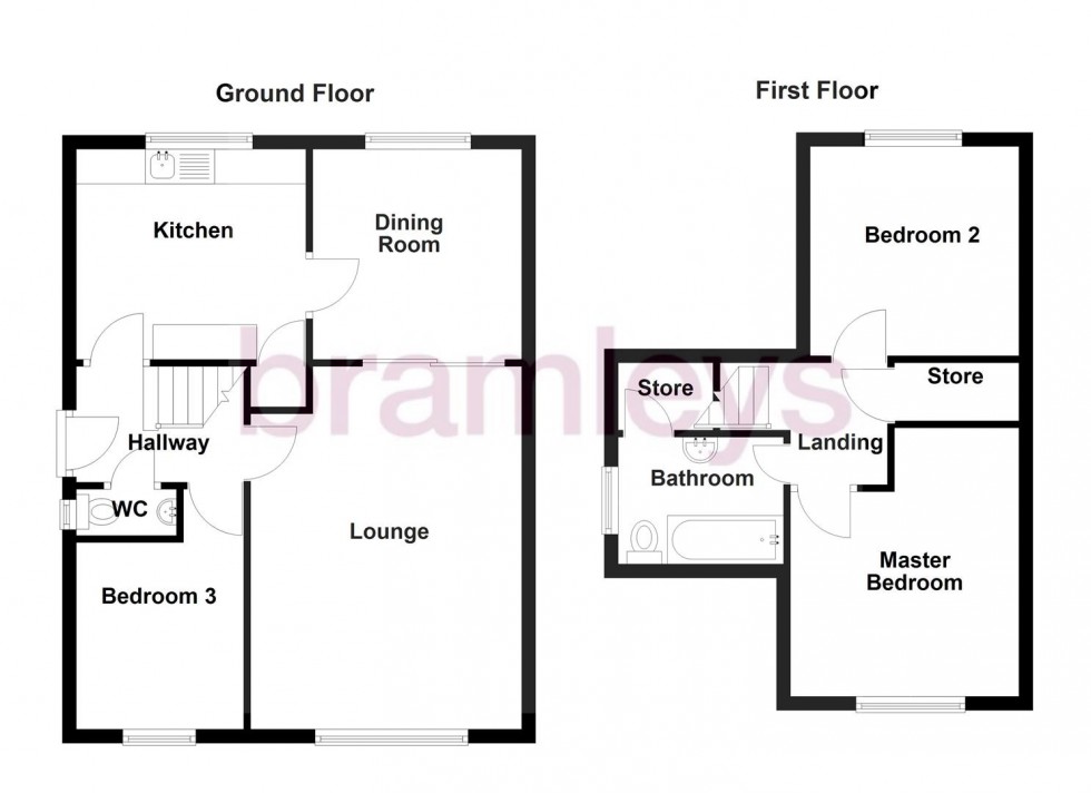 Floorplan for Gleneagles Way, Fixby, Huddersfield