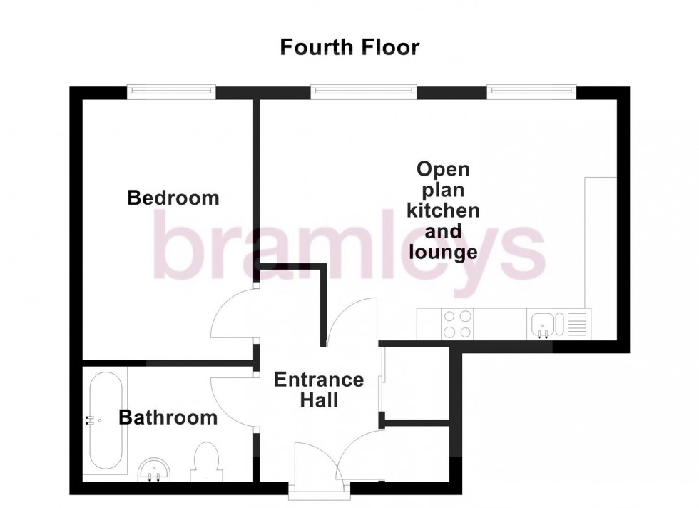 Floorplan for 5 Firth Street, Huddersfield