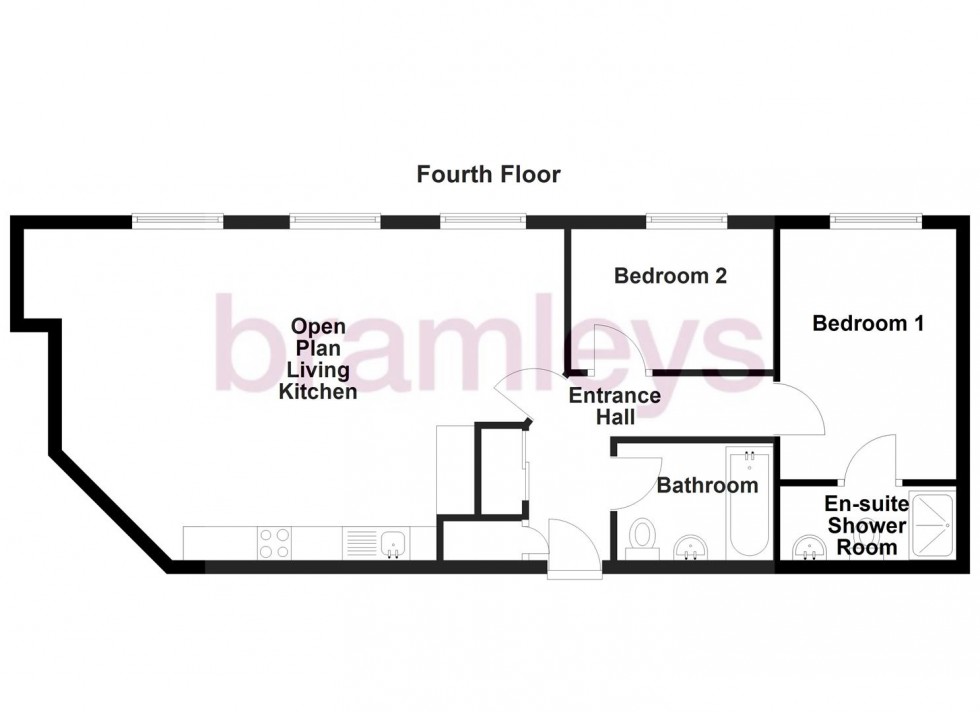 Floorplan for 5 Firth Street, Huddersfield