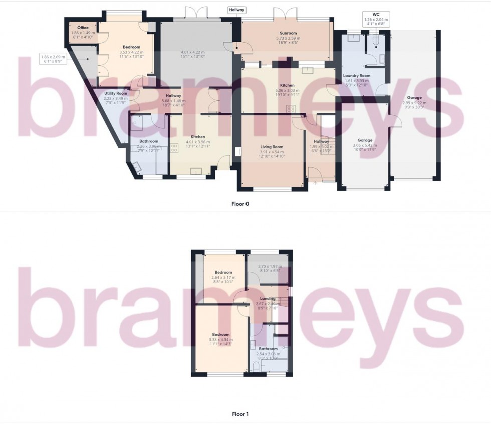 Floorplan for Lee Green, Mirfield