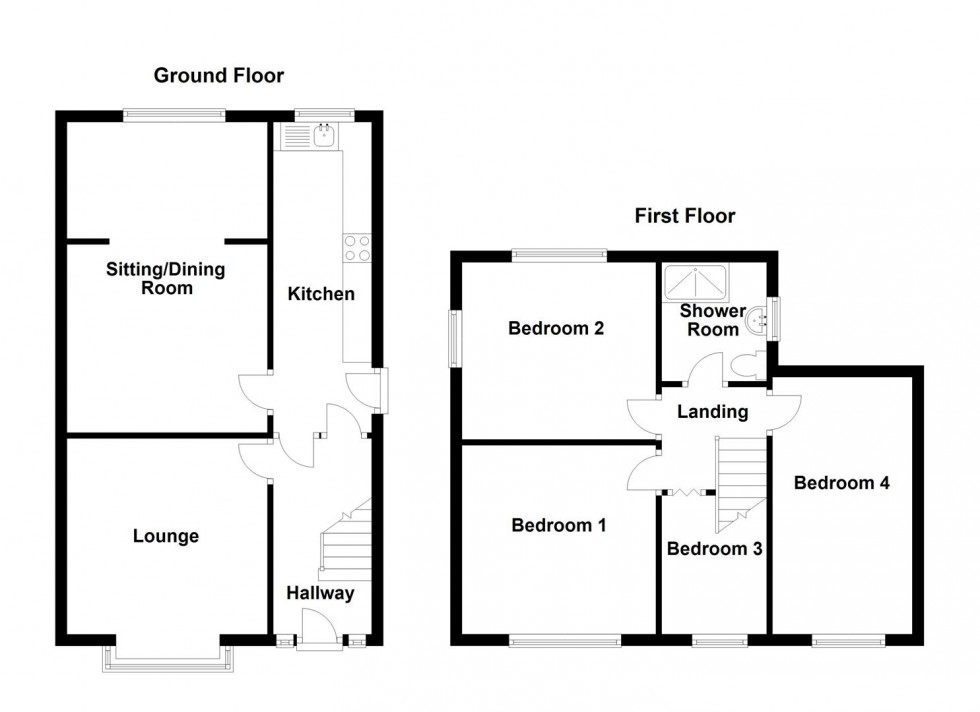 Floorplan for Huddersfield Road, Liversedge