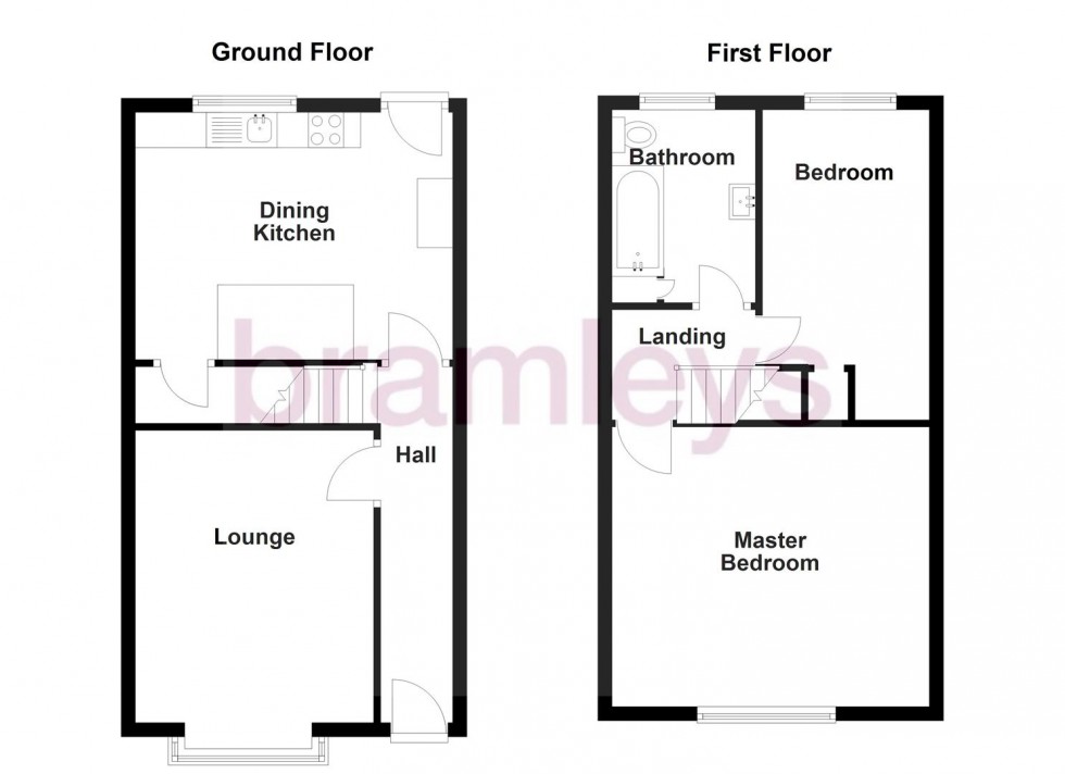 Floorplan for Rayner Road, Brighouse
