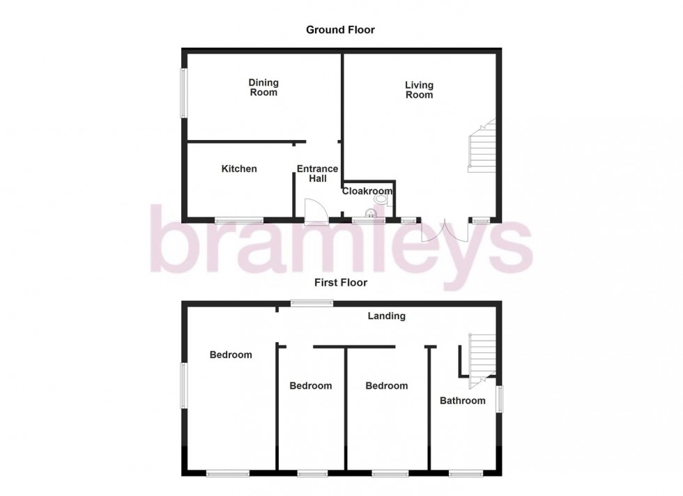 Floorplan for The Barn and Land, to the rear of 41 Quarmby Road, Huddersfield