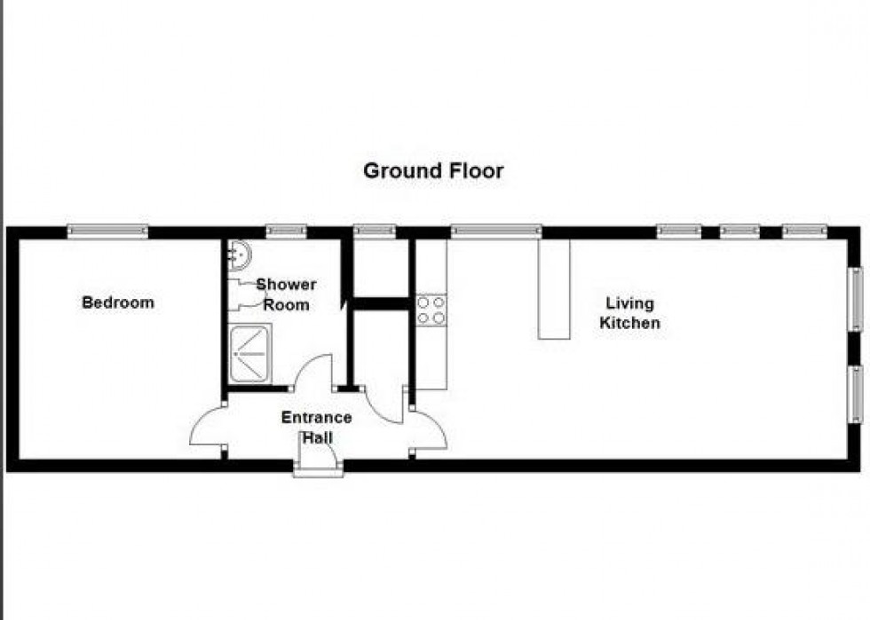 Floorplan for District Bank Chambers, 1-3 George Square, Halifax