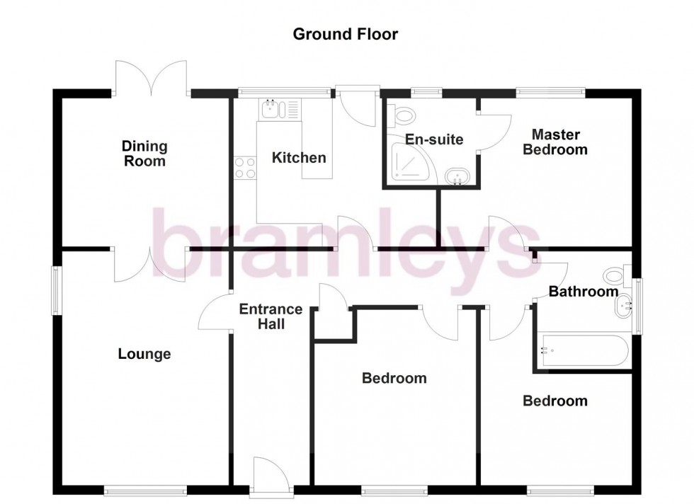 Floorplan for Badger Hill, Rastrick, Brighouse