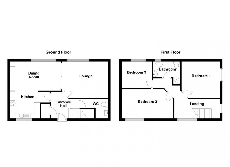 Floorplan for Sands Lane, Mirfield