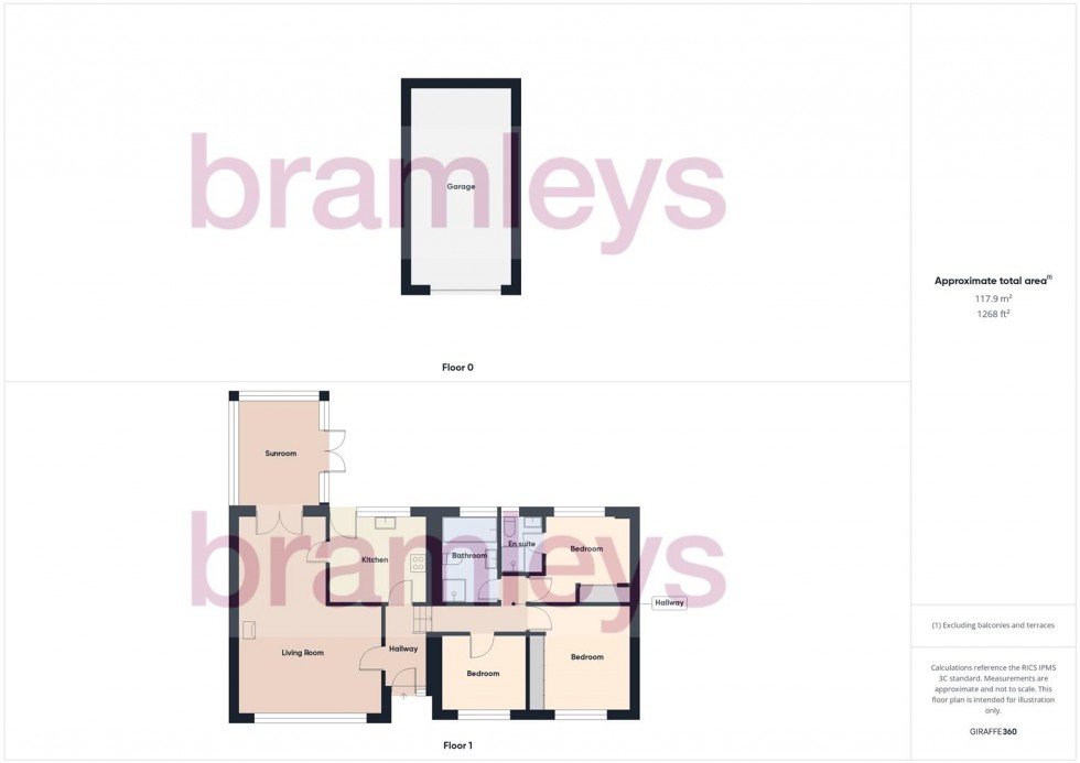 Floorplan for Gleneagles Way, Fixby