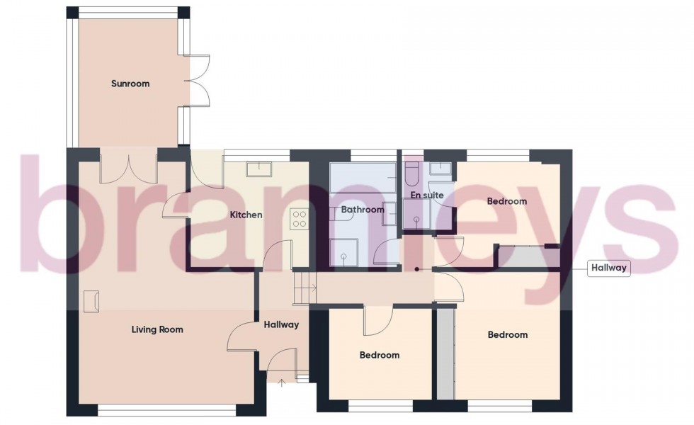 Floorplan for Gleneagles Way, Fixby