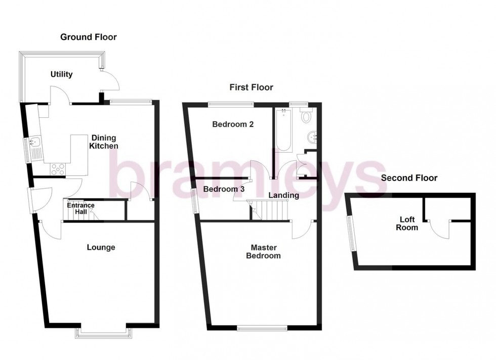 Floorplan for Rayner Road, Brighouse