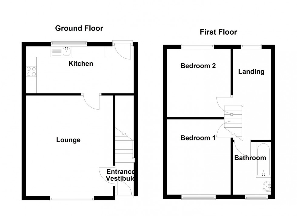 Floorplan for Holdsworth Street, Cleckheaton
