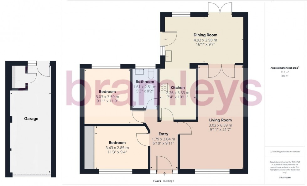 Floorplan for Gernhill Avenue, Fixby, Huddersfield