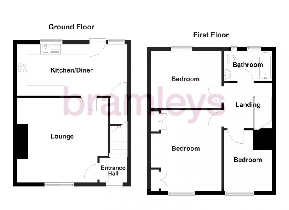 Floorplan for Yew Tree Road, Huddersfield