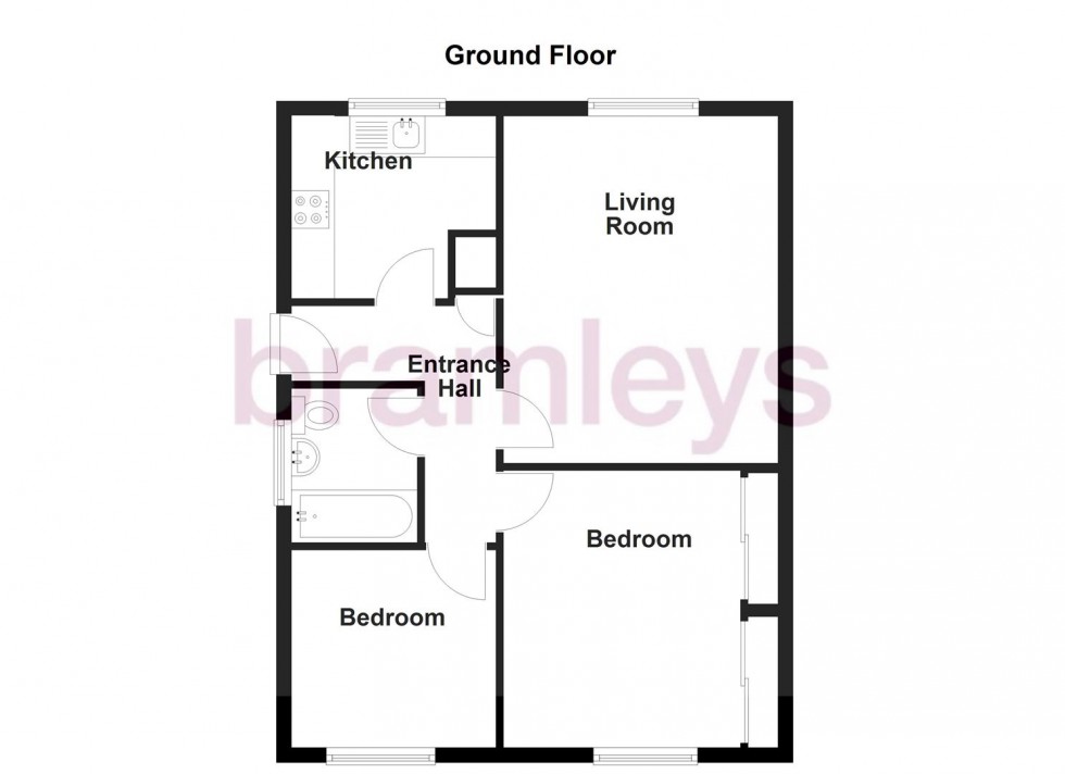 Floorplan for Woodlands Road, Lepton, Huddersfield