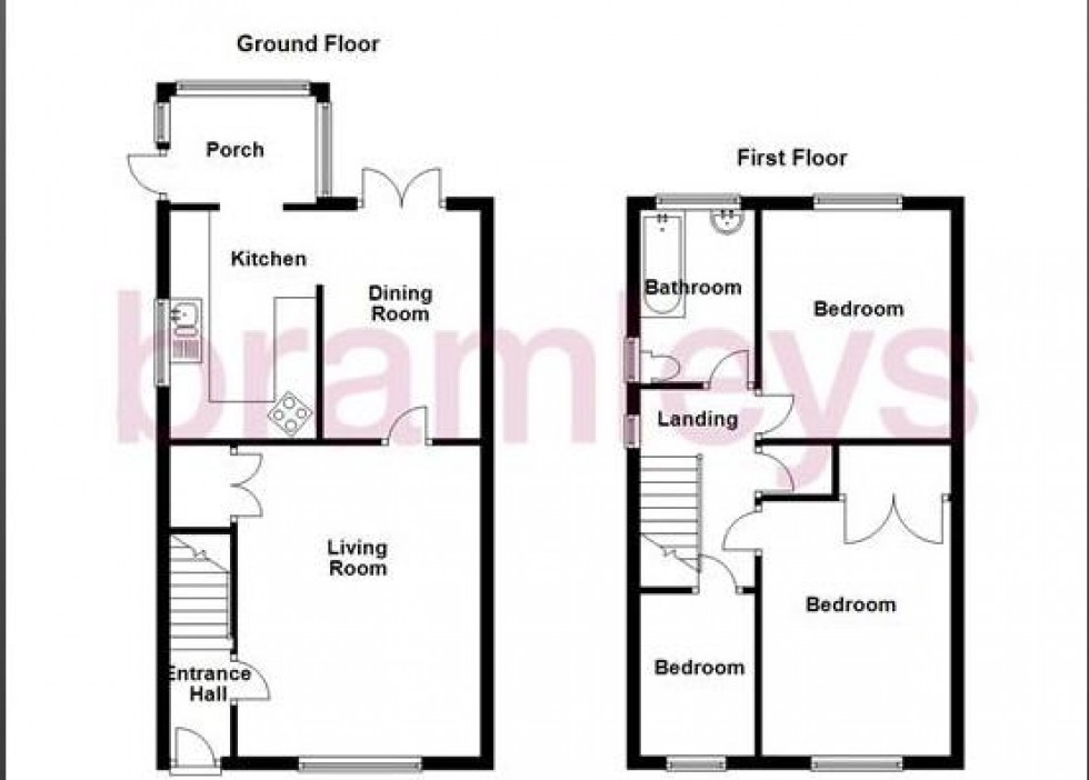 Floorplan for Woodroyd, Golcar, Huddersfield