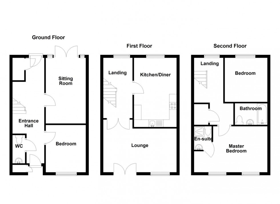 Floorplan for Annie Smith Way, Birkby, Huddersfield