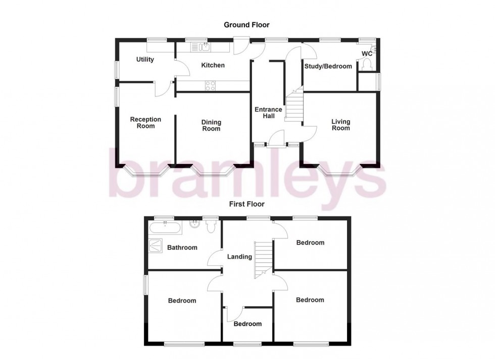Floorplan for Lee Green, Mirfield