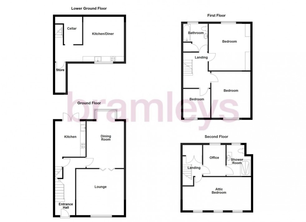 Floorplan for Birkby Hall Road, Huddersfield