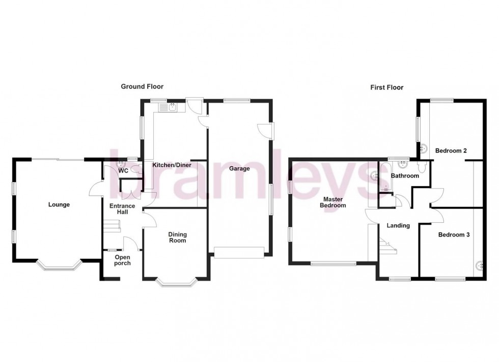 Floorplan for Broadgate, Almondbury, Huddersfield