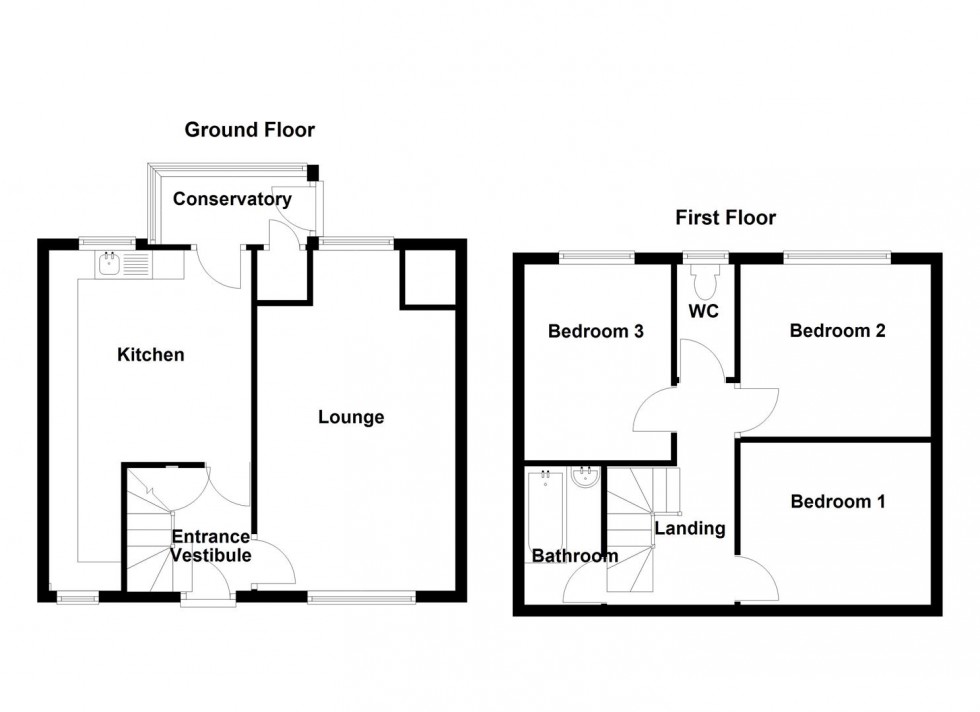 Floorplan for Granny Lane, Mirfield