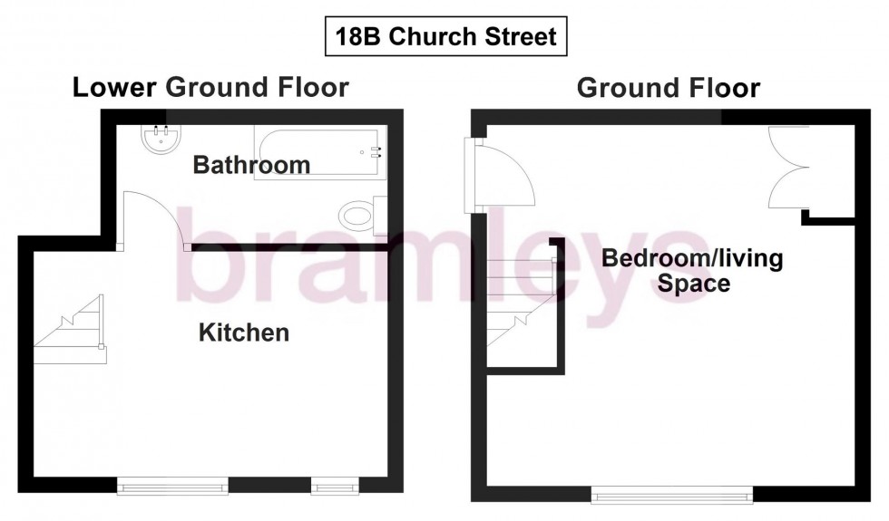 Floorplan for Church Street, Crosland Moor, Huddersfield