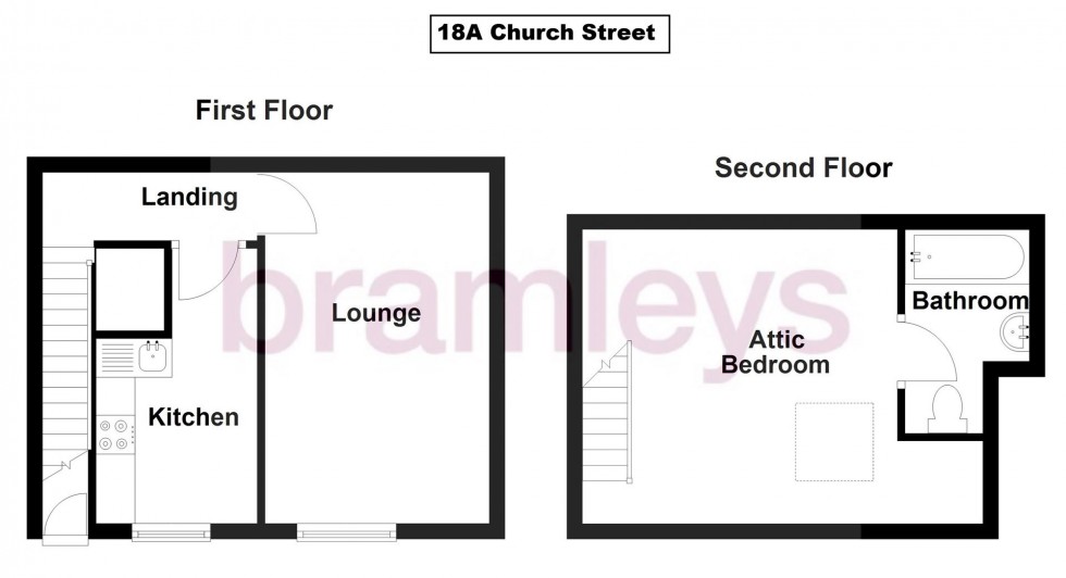 Floorplan for Church Street, Crosland Moor, Huddersfield
