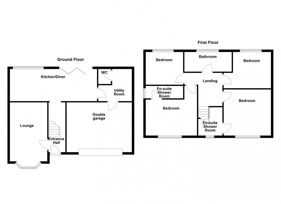 Floorplan for Abbey Close, Mirfield