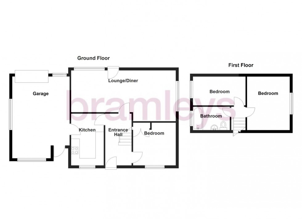 Floorplan for Garner Lane, Kirkburton, Huddersfield