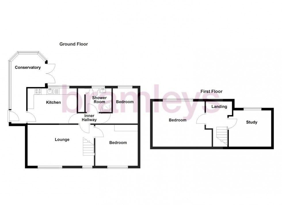 Floorplan for Lydgate Drive, Lepton, Huddersfield
