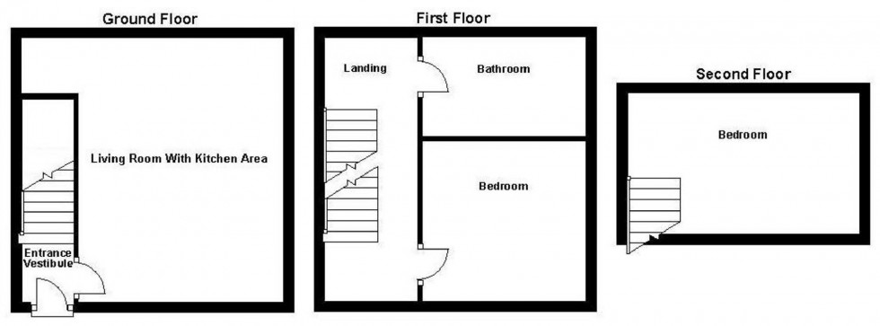 Floorplan for King Street, Heckmondwike