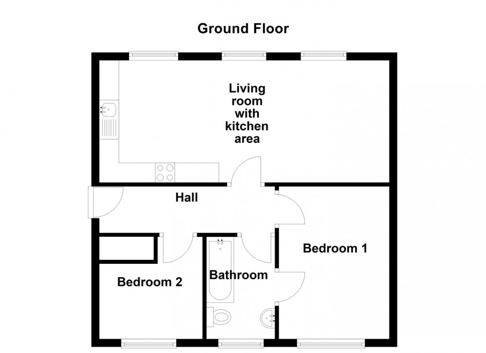Floorplan for Mallard Close, Heckmondwike