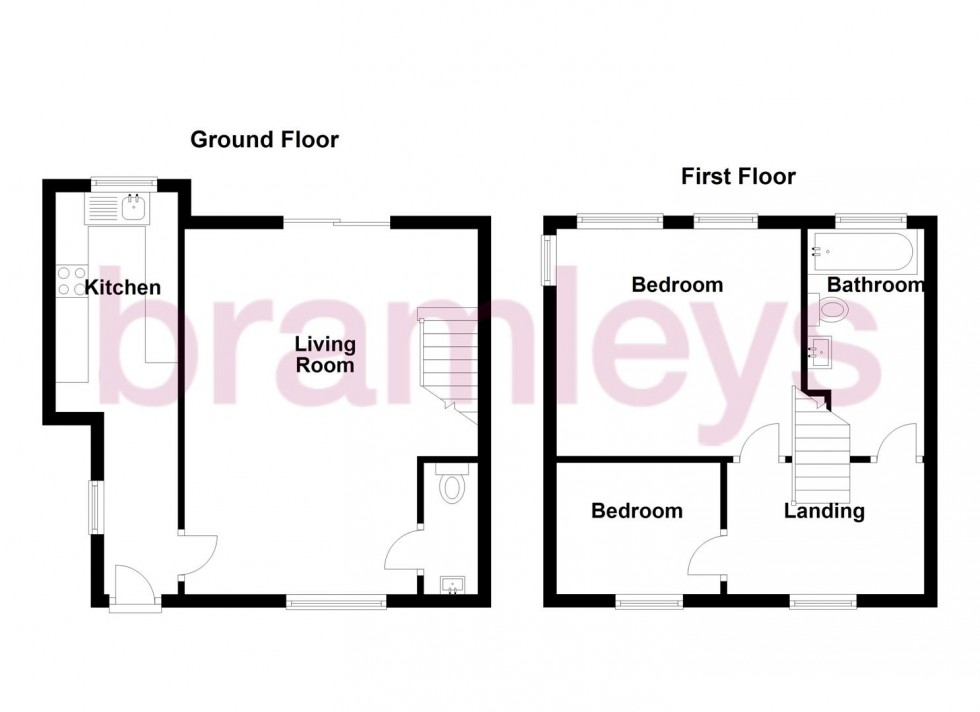 Floorplan for Springfield Terrace, Emley, Huddersfield