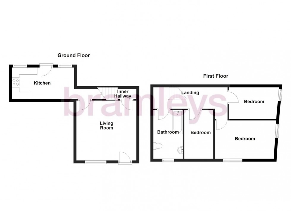Floorplan for Hill Top Road, Paddock, Huddersfield