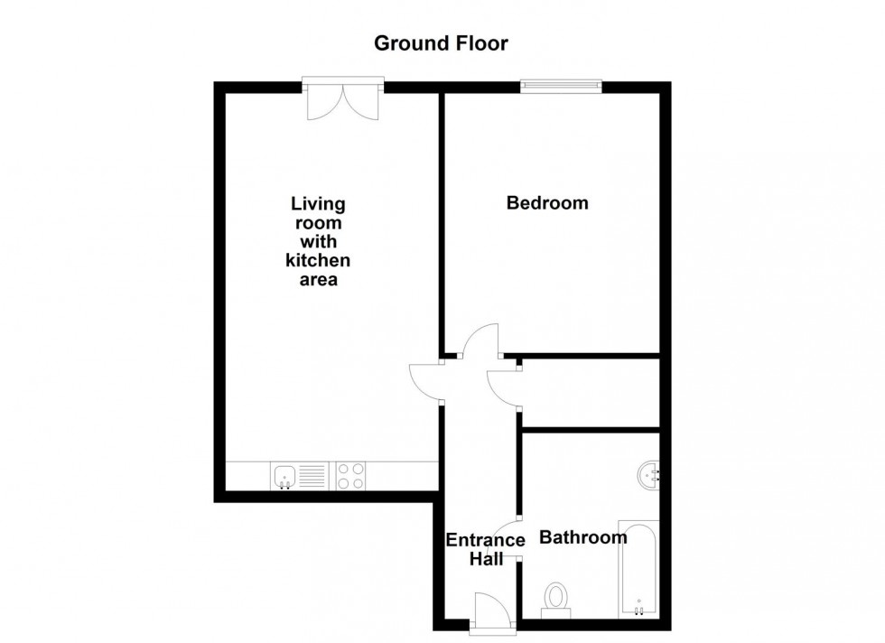 Floorplan for Back Lane, Heckmondwike