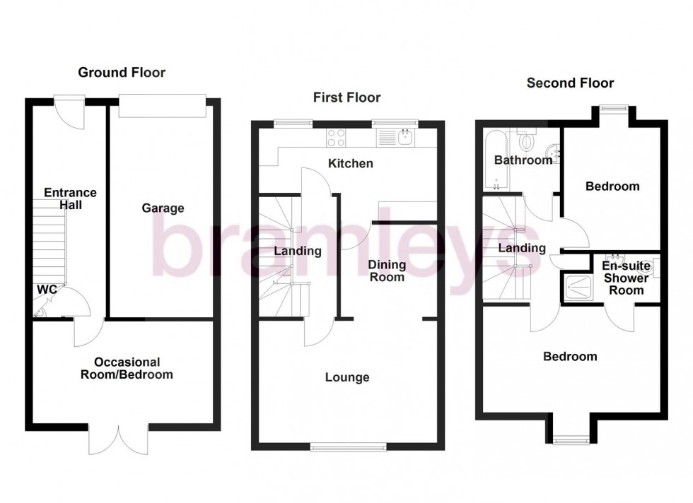 Floorplan for High Bank Close, Elland