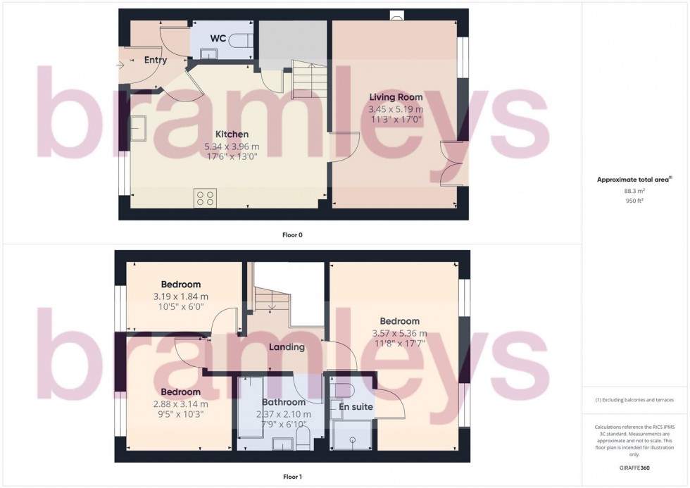 Floorplan for Town Ing Mills, Stainland, Halifax